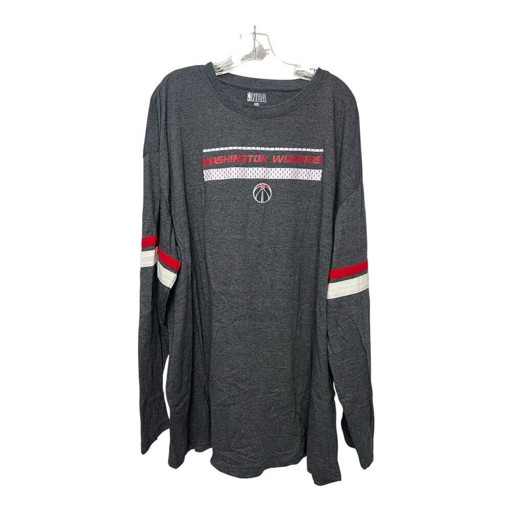 Washington Wizards NBA long sleeve gray T-shirt 3XLT